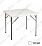 Folding plastic table